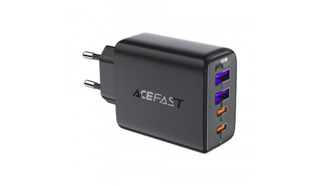 Acefast Wall charger Acefast A61 GaN 2xUSB-A, 2xUSB-C PD45W EU (black)