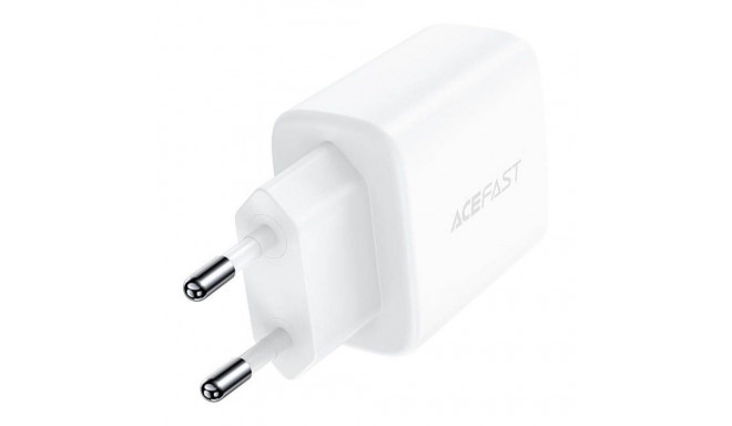 Acefast Wall Charger Acefast A25, USB + USB-C, PD 20W (white)