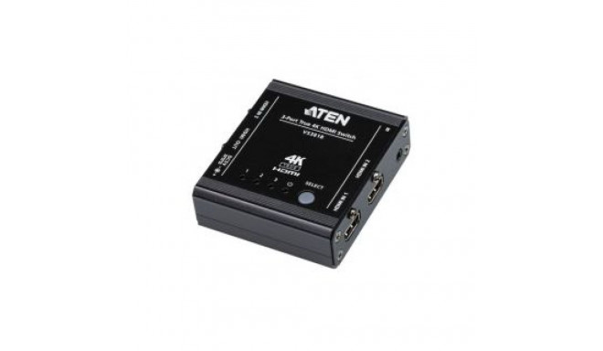 Aten 3-Port True 4K HDMI Switch VS381B Input: 3 x HDMI Type A Female; Output: 1 x HDMI Type A Female