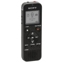 Sony Digital Voice Recorder ICD-PX470 Black, Stereo, MP3/L-PCM, 59 Hrs 35 min, MP3 playback