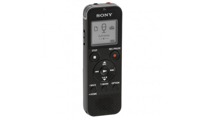 Sony Digital Voice Recorder ICD-PX470 Black, Stereo, MP3/L-PCM, 59 Hrs 35 min, MP3 playback