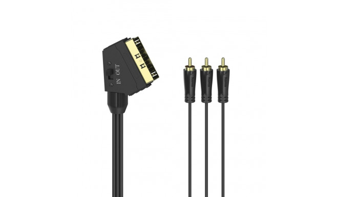 Hama 00205156 RCA / SCART AV Cable [3x RCA plug (phono)