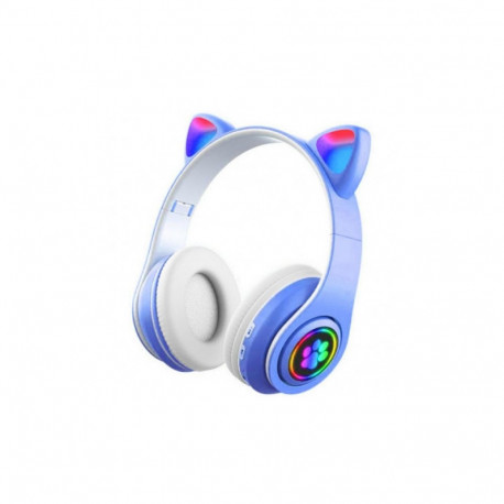 Goodbuy Paws wireless headsets for kids | bluetooth 5.0 | blue with white