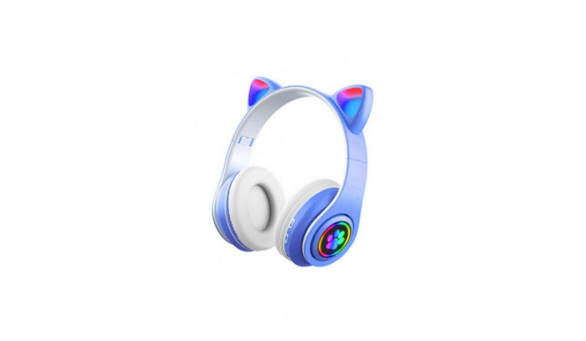 Goodbuy Paws wireless headsets for kids | bluetooth 5.0 | blue with white
