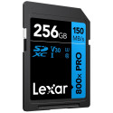 LEXAR SDXC 800X PRO UHS-I CARDS, C10 (V30) U3, R150/W45, 256GB