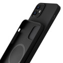 3mk Silicone Case for iPhone 12 mini - black