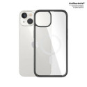 PanzerGlass ClearCase case with MagSafe antibacterial for iPhone 14 / 15 / 13 - transparent and blac