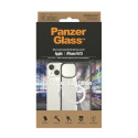PanzerGlass ClearCase case with MagSafe antibacterial for iPhone 14 / 15 / 13 - transparent and blac