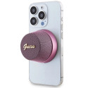 Guess Magnetic Script Metal Bluetooth speaker - pink