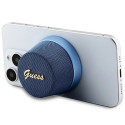 Guess Magnetic Script Metal Bluetooth speaker - blue