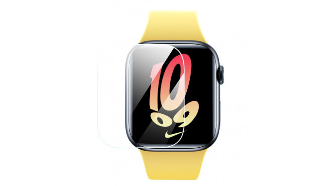 Set of 2x Baseus NanoCrystal protective foil for Apple Watch 7/8/9 45mm + mounting kit - transparent
