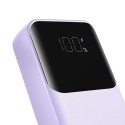 Joyroom JR-PBC06 mini power bank with built-in USB-C / Lightning cables 30W 10000mAh - purple
