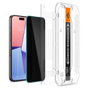 Szkło hartowane Spigen Glas.tR EZ Fit Privacy na iPhone 15 Pro