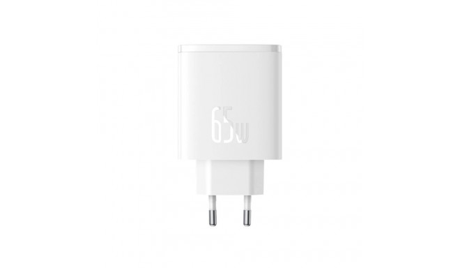 Baseus Cube Pro 65W GaN charger 2x USB-C USB-A - white