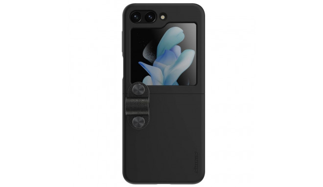 Nillkin Flex Flip case with pendant and stand for Samsung Galaxy Z Flip 5 - black