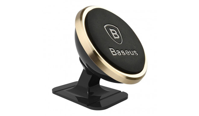 Baseus 360º magnetic cockpit car holder (Overseas Edition) - gold