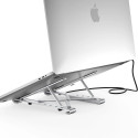 Choetech stand multifunctional station for laptop PD / USB-C HDMI (4K / 30Hz) / 2xUSB-A / 1xUSB-C / 