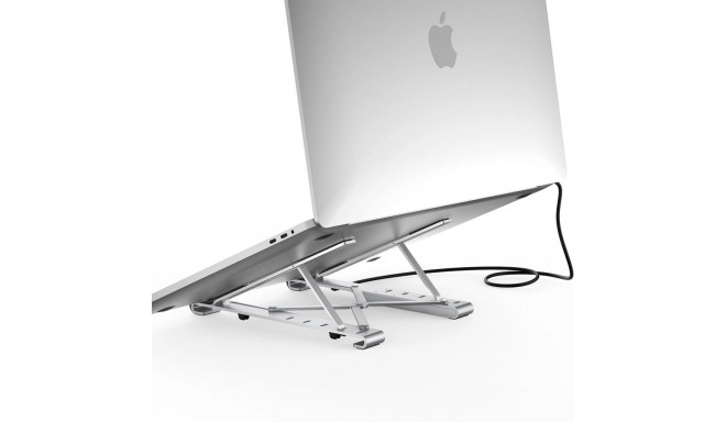 Choetech stand multifunctional station for laptop PD / USB-C HDMI (4K / 30Hz) / 2xUSB-A / 1xUSB-C / 