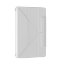 Baseus Safattach Y-type case for iPad Pro 12.9" 2018/2020/2021 cover with stand white (ARCX010102)