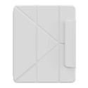 Baseus Safattach Y-type case for iPad Pro 12.9" 2018/2020/2021 cover with stand white (ARCX010102)