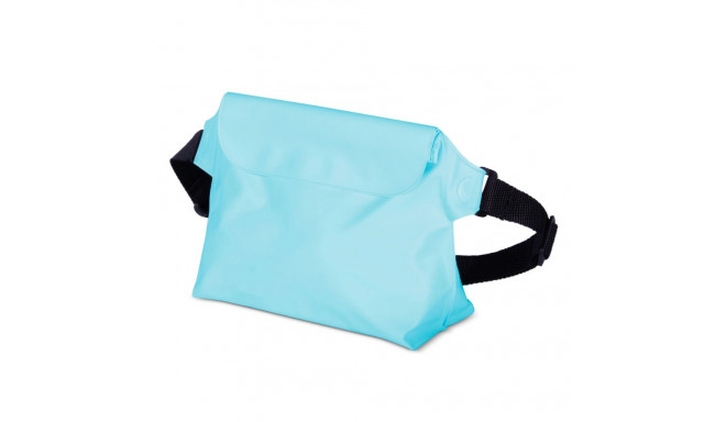 PVC waterproof pouch / waist bag - light blue