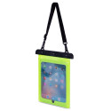 Waterproof PVC tablet case - green