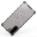 Honeycomb case armored cover with a gel frame for Samsung Galaxy S22 + (S22 Plus) black