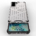 Honeycomb case armored cover with a gel frame for Samsung Galaxy S22 + (S22 Plus) black