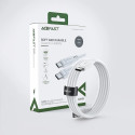 Acefast C3-03 USB-C - USB-C PD QC cable 60W 3A 480Mb/s 1.2m - white