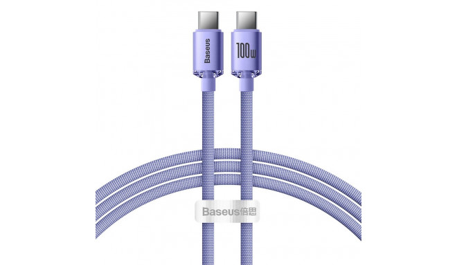 Baseus CAJY000701 USB-C - USB-C PD cable 100W 5A 480Mb/s 1.2m - purple