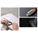 Baseus Metal Gleam Series multifunctional USB HUB 7in1 Type C HDMI TF PD card reader gray (WKWG02011