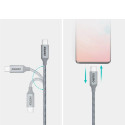 Choetech XCC-1002-GY USB-C - USB-C PD QC cable 100W 5A 480Mb/s 1.8m - gray
