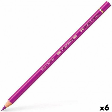Colouring pencils Faber-Castell Polychromos Crimson Red 6 Pieces