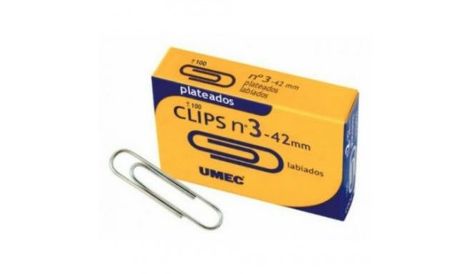 Clips UMEC Silver 40 mm (10 Pieces)