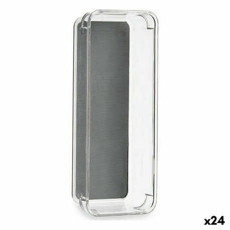 Sahtli sisu Korrastajat Kinvara W623310 Hall Ringlussevõetud plast 9,3 x 4,5 x 23 cm (24 Ühikut)