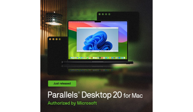 Parallels Desktop 20 ESD püsilitsents, ainult 3 litsentsivõtit