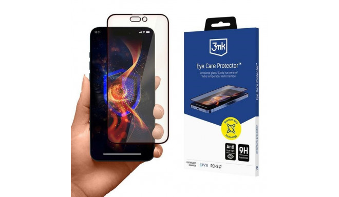 3MK EyeCare kaitsekile iPhone 15/16 jaoks