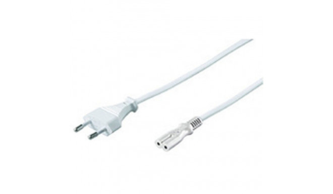 MicroConnect  Power Cord Notebook 3m White