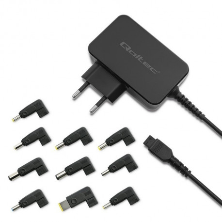 Product Title: 65W Universal Laptop Power Adapter with 10 Interchangeable Connector