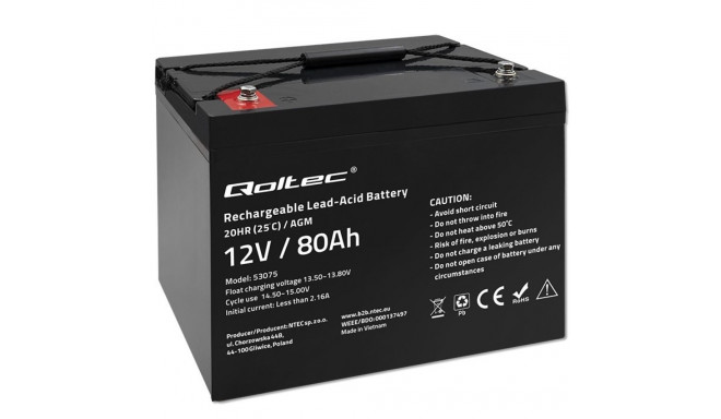 AGM battery 12V 80Ah