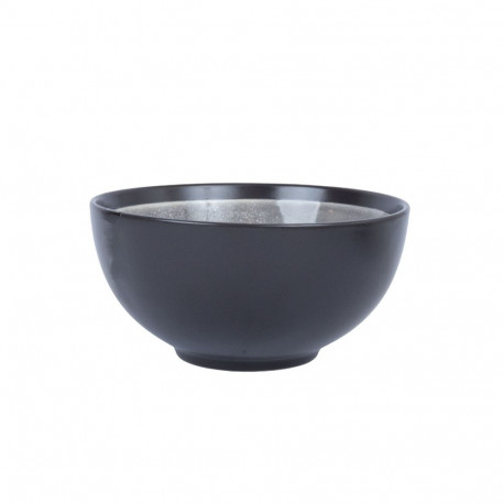 Bowl RITA D12xH7cm, black/grey