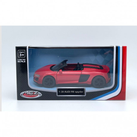 MSZ Die-cast model Audi R8 Spyder, scale 1:39