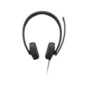 Lenovo 4XD1P83425 headphones/headset Wired Head-band Calls/Music USB Type-A Black