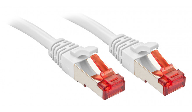 Lindy Rj45/Rj45 Cat6 2m networking cable White S/FTP (S-STP)