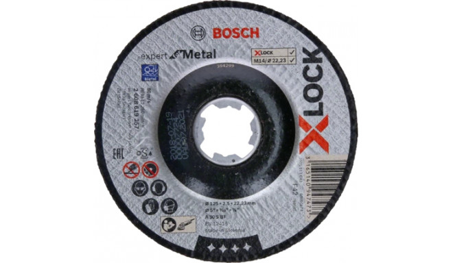 Bosch X-LOCK Cutting Disc EfM      125x2,5mm