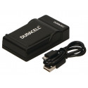 Duracell Charger with USB Cable for Olympus Li-40B/Fuji NP-45