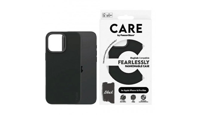 CARE by PanzerGlass Fashion Case iPhone 16 Pro Max 6.9" black/black MagSafe 1380