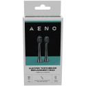 AENO Replacement toothbrush heads, Black, Dupont bristles, 2pcs in set (for ADB0004/ADB0006 and ADB0