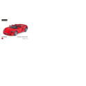 MSZ Die-cast model Porsche Carrera GT, scale 1:24