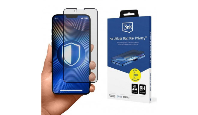 3MK HardGlass Matt Max Privacy iPhone 13Pro Max/14 Plus